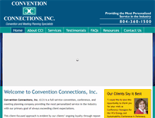 Tablet Screenshot of convention-connections.com